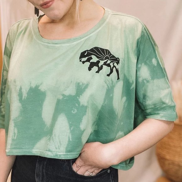 Washed Sage Buffalo Pullover - Picture 10 of 10